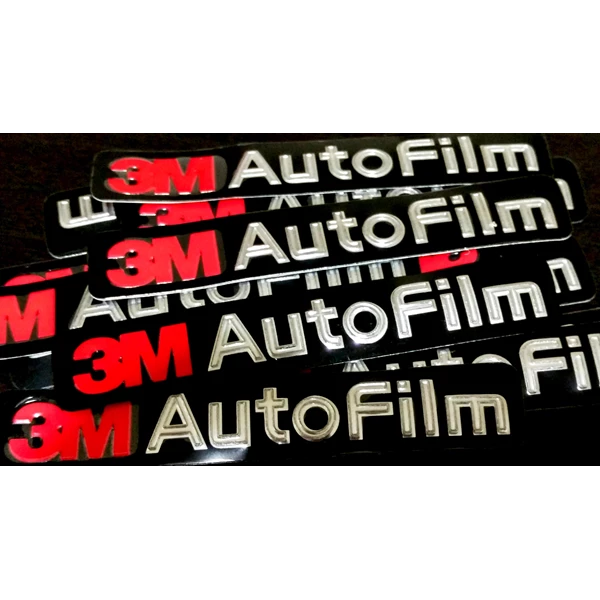 3M Auto Film embossed stickers