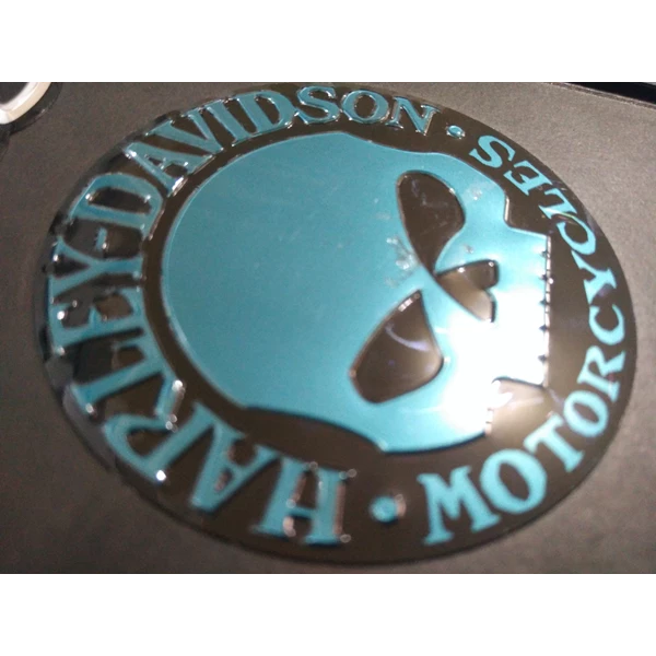  cetak stiker  emboss design custom  harly davidson