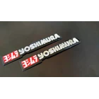 Embossed yoshimura stickers for exhaust racing 1